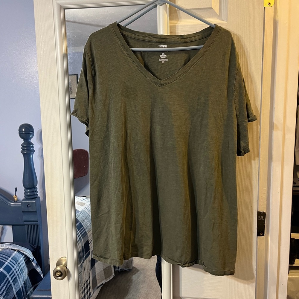 COPY - Sonoma 3x short sleeve every day tee olive green